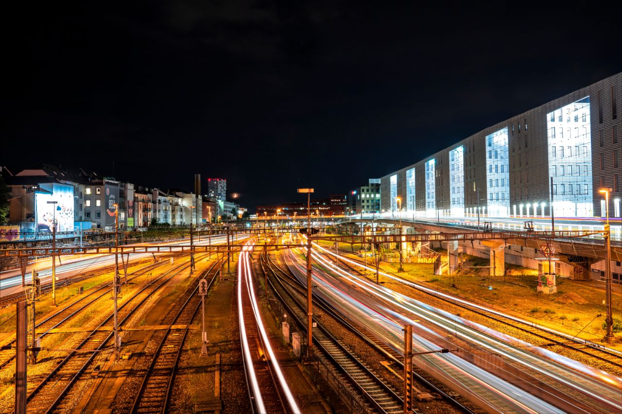 Bahnhof Basel by night